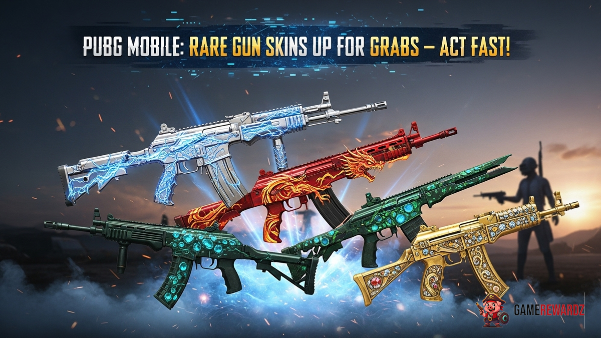 PUBG Mobile: Rare Gun Skins Up for Grabs – ACT FAST!